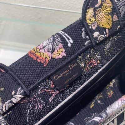 Alternative view of Wholesale Luxury Dior Book Tote Small Black Multicolor Dior Jardin Botanique Embroidery M1265Zrzb