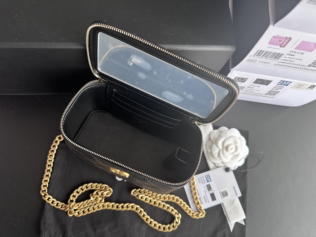 Wholesale Luxury Chanel Vanity Case Black Ap3204 - Image 5
