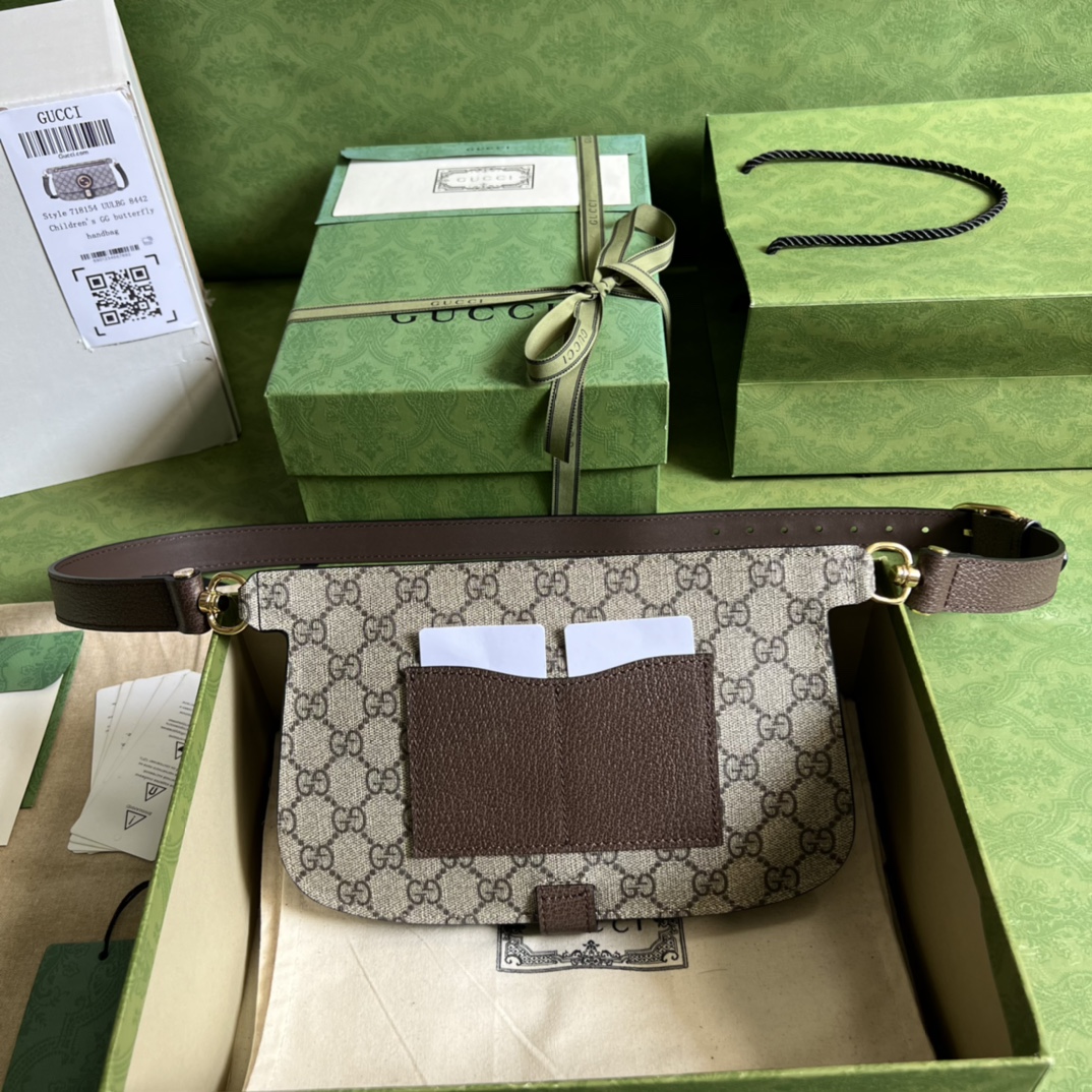 Wholesale Luxury Gucci Blondie Belt Bag Gg Supreme Canvas 718154 - Image 8