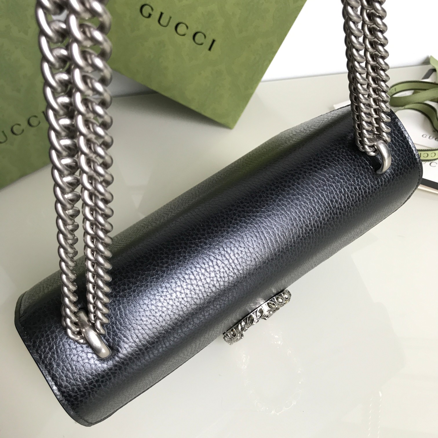 Wholesale Luxury Gucci Dionysus Small Shoulder Bag Black 400249 - Image 4