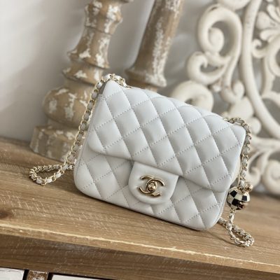Wholesale Luxury Chanel Cf Mini 1786 White