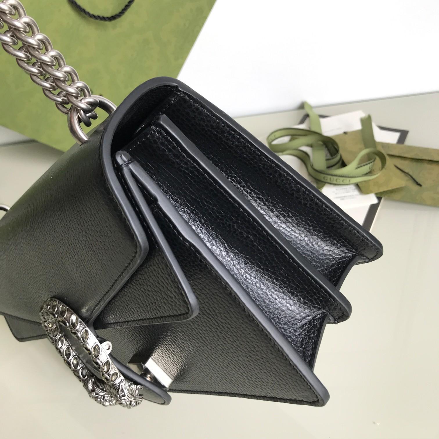 Wholesale Luxury Gucci Dionysus Small Shoulder Bag Black 400249 - Image 9