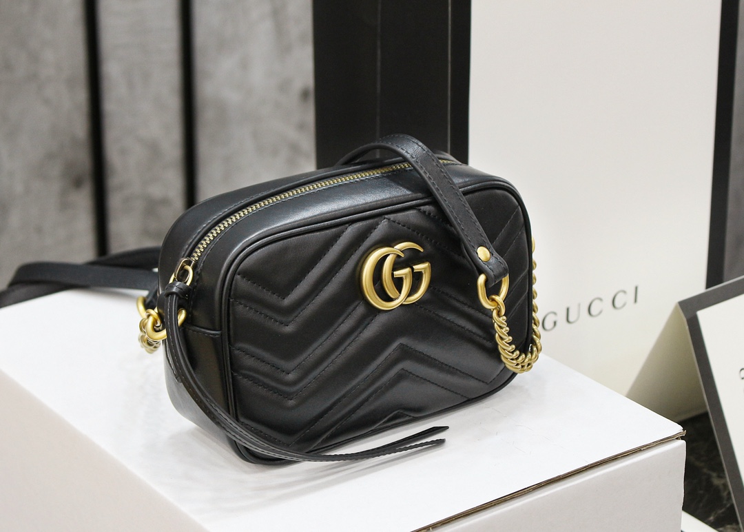 Wholesale Luxury Gucci Gg Marmont Matelasse Mini Bag 448065 - Image 8