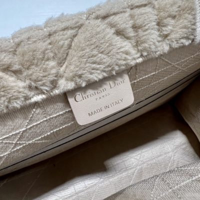 Alternative view of Wholesale Luxury Dior Book Tote Medium Beige Cannage Shearling M1295Zmbu_M918