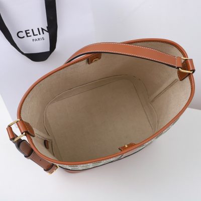 Alternative view of Wholesale Luxury Celine Medium Bucket In Triomphe