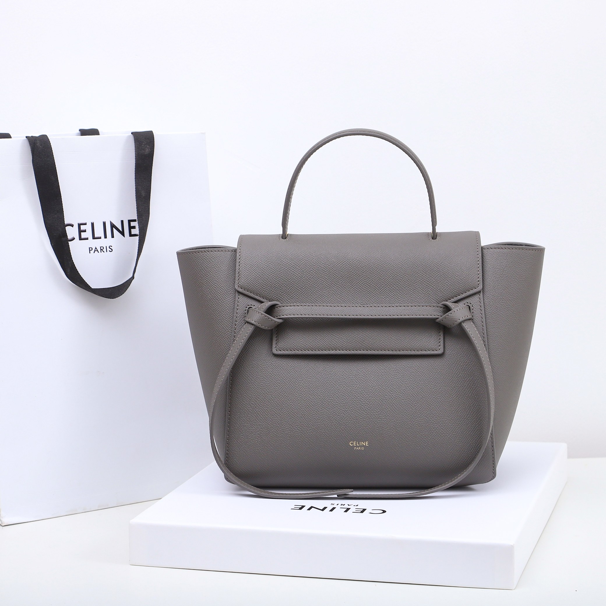 Wholesale Luxury Celine Luggage Handbag In Drummed Calfskin 189023 - Image 8