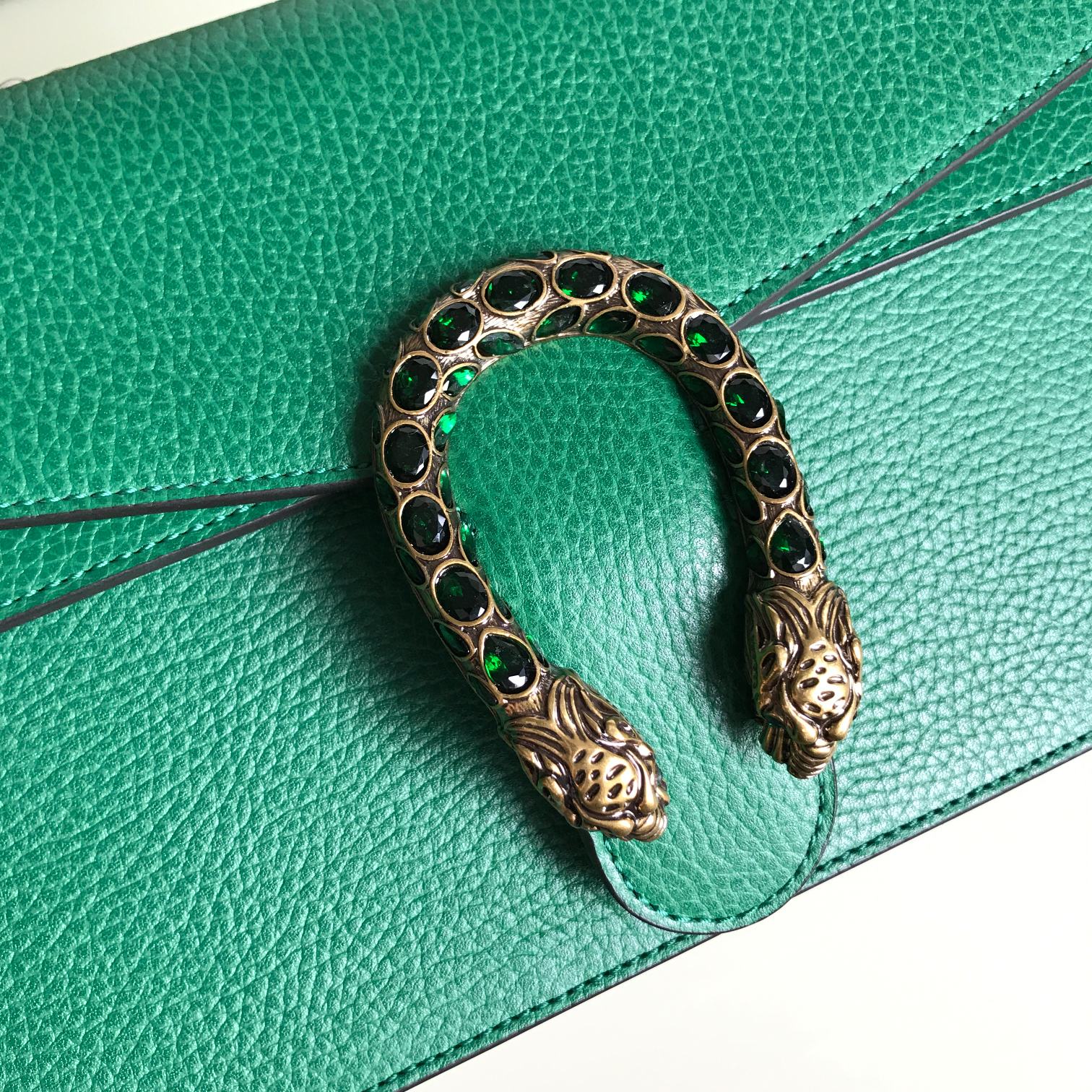Wholesale Luxury Gucci Dionysus Small Shoulder Bag Forest Green 400249 - Image 6