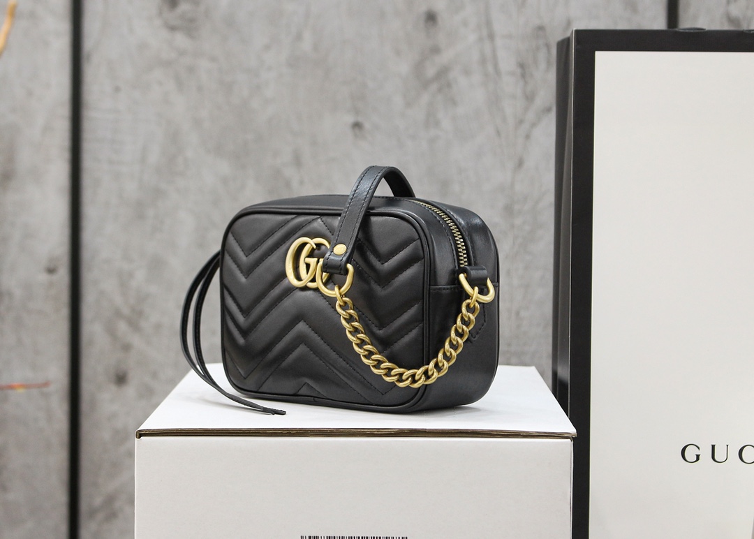 Wholesale Luxury Gucci Gg Marmont Matelasse Mini Bag 448065 - Image 6