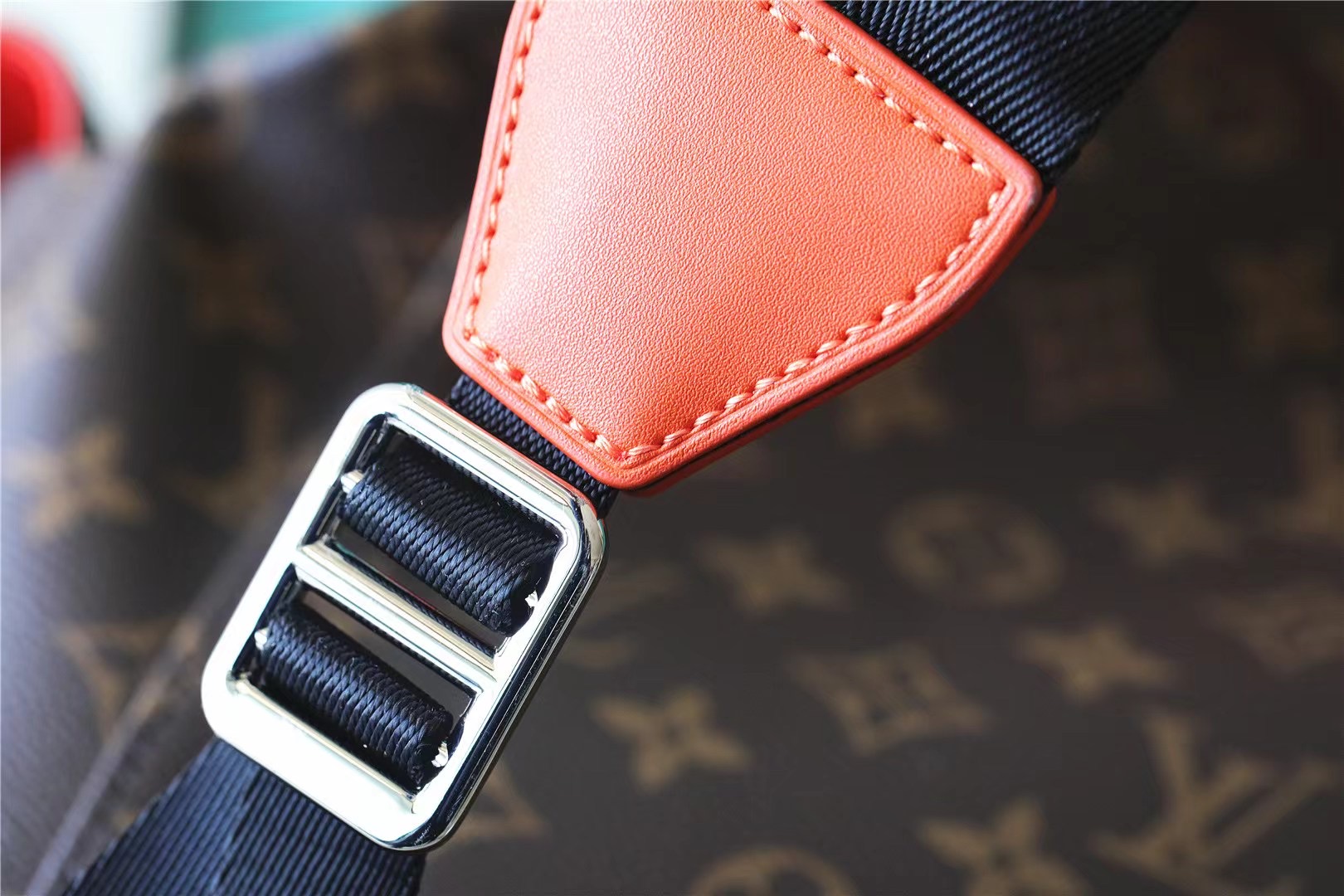 Wholesale Luxury Louis Vuitton Christopher MM Monogram backpack for mens Orange M46814 - Image 4