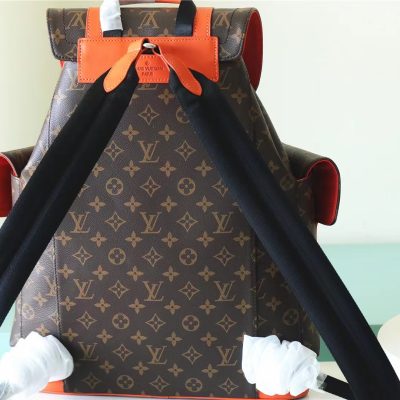 Alternative view of Wholesale Luxury Louis Vuitton Christopher MM Monogram backpack for mens Orange M46814