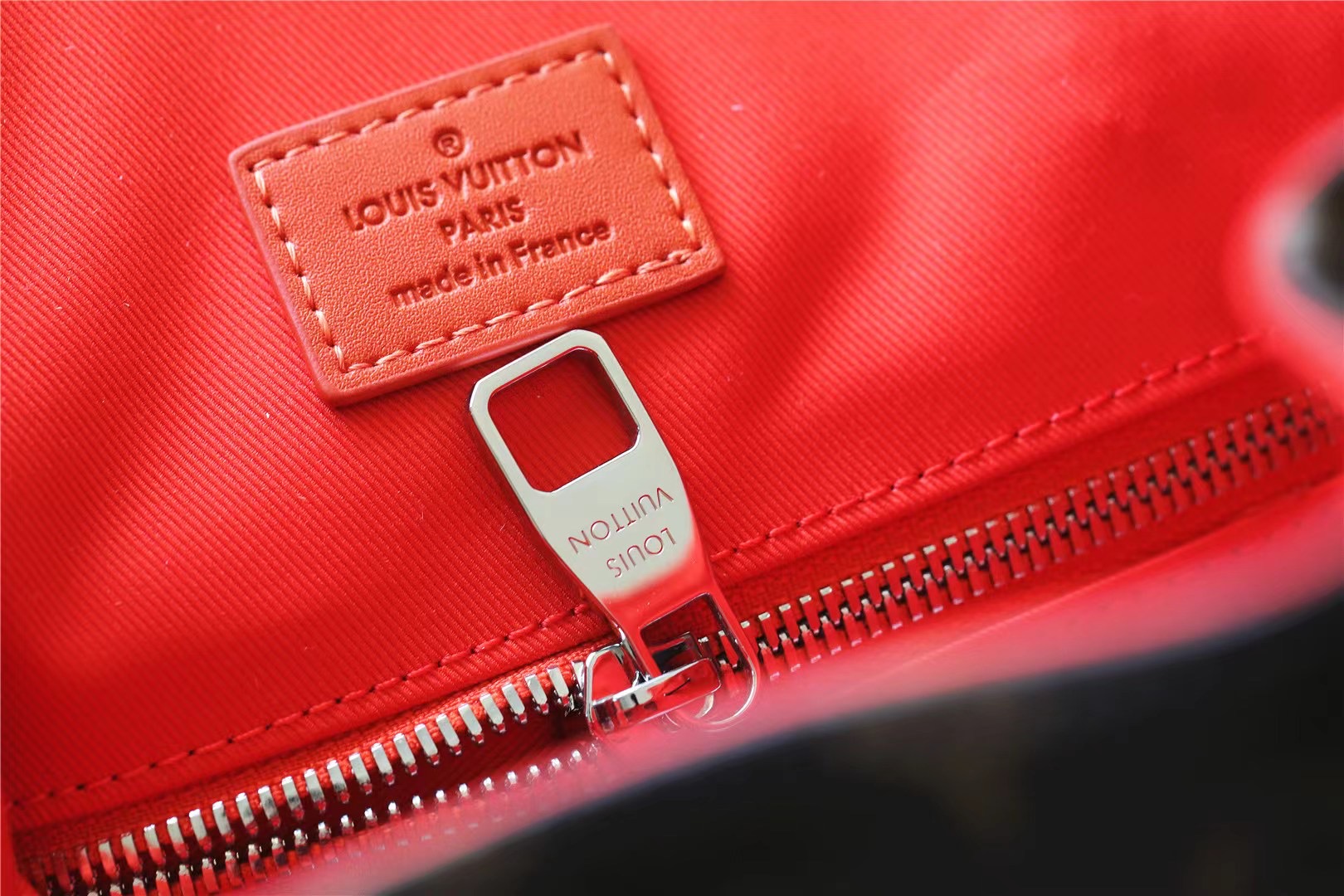 Wholesale Luxury Louis Vuitton Christopher MM Monogram backpack for mens Orange M46814 - Image 6